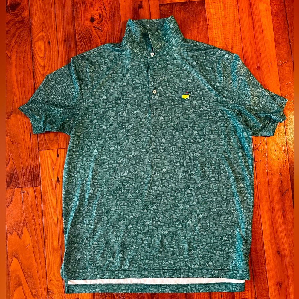 2024 Masters Golf Tournament Peter Millar Men’s Golf Polo - Green - 2024 Masters